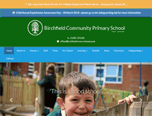 Tablet Screenshot of birchfieldprimaryschool.co.uk